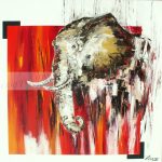AfricaniaHuile sur toile90x90 cm
