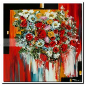 Bella fiore80x80 cmHuile sur toile