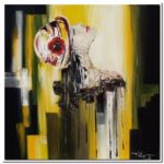Emergence80x80 cmHuile sur toileVendu