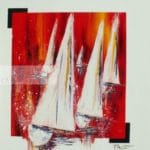 Awayhuile sur toile100x100 cmVendu