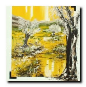 Eden<br>Huile sur toile<br>120x120 cm<br>Copyright Vilcaz
