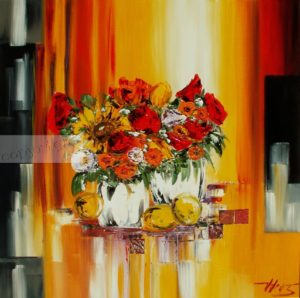 L'un pour l'autreHuile sur toile80x80 cmCopyright VilcazVendu