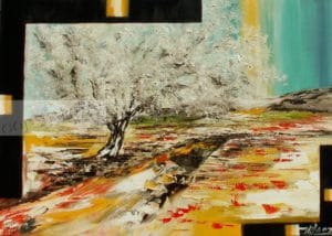 Au bout du cheminhuile sur toile50x70 cmVendu