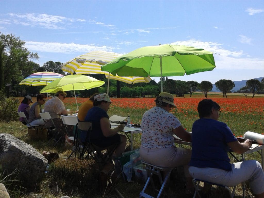 Stage Aquarelle en Provence avec l'artiste Corinne Vilcaz