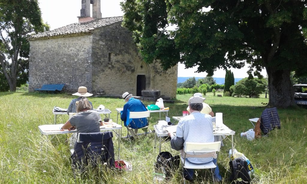 Stage Aquarelle en Provence avec l'artiste Corinne Vilcaz