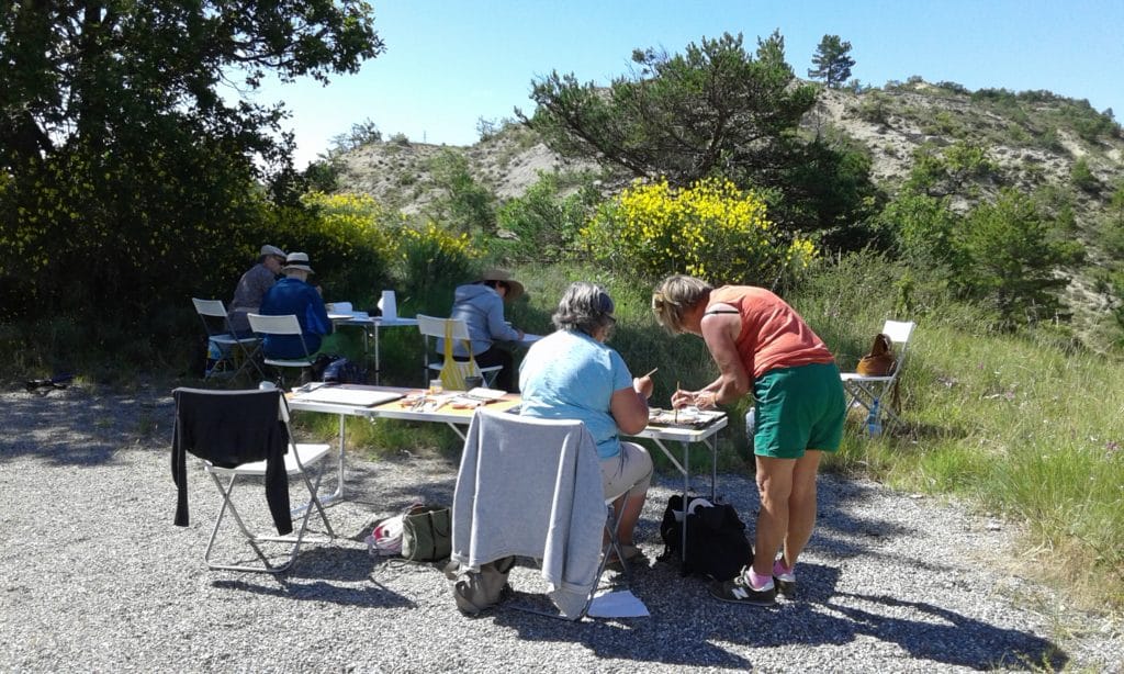 Stage aquarelle en Provence avec l'artiste Corinne Vilcaz