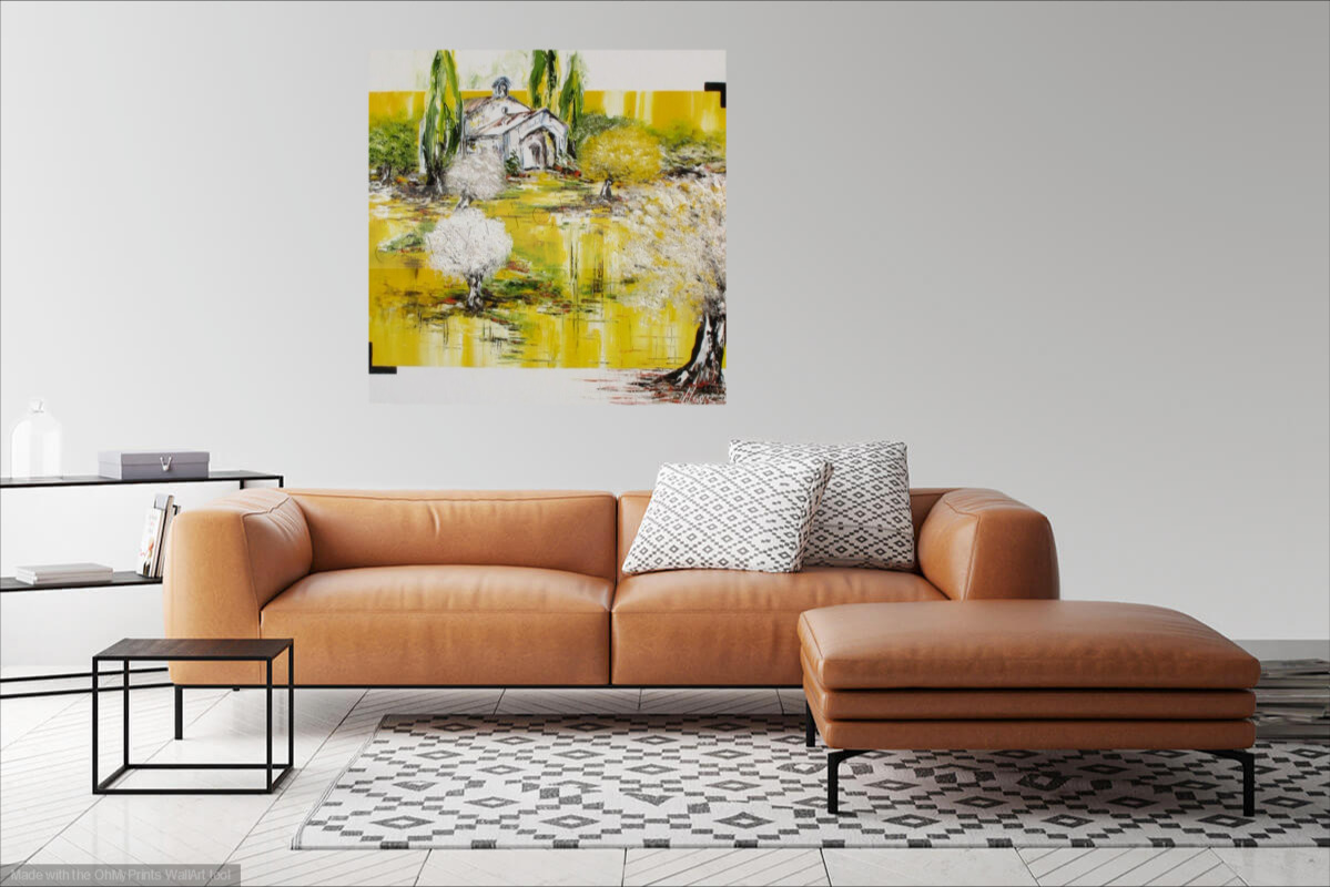 Ainsi sois-je, ainsi sois-tu, ainsi soit-il. Huile sur toile. 90x90 cm