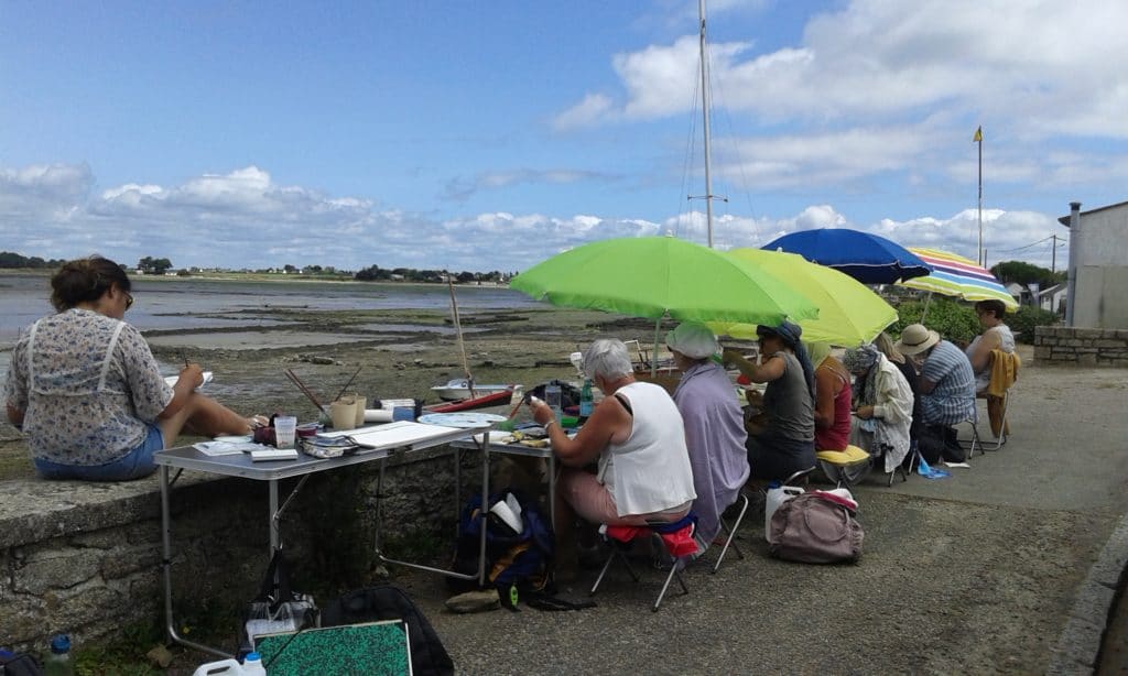 Stage aquarelle en Bretagne avec Corinne Vilcaz