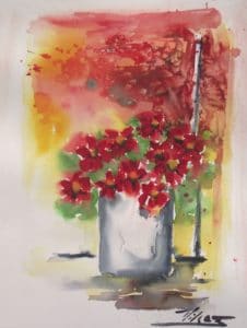 Aquarelle Corinne Vilcaz