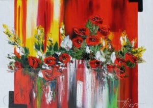 Coulée d'AmourHuile sur toile50x70 cm