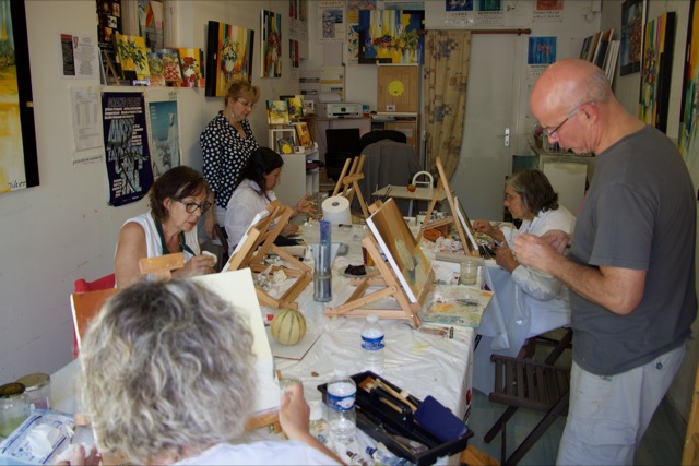 Stage peinture à l'huile avec Corinne Vilcaz