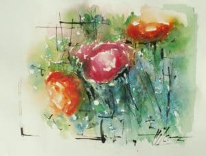 Aquarelle Corinne Vilcaz