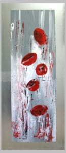 Envolée lyriqueOeuvre sur plaque60x136 cm