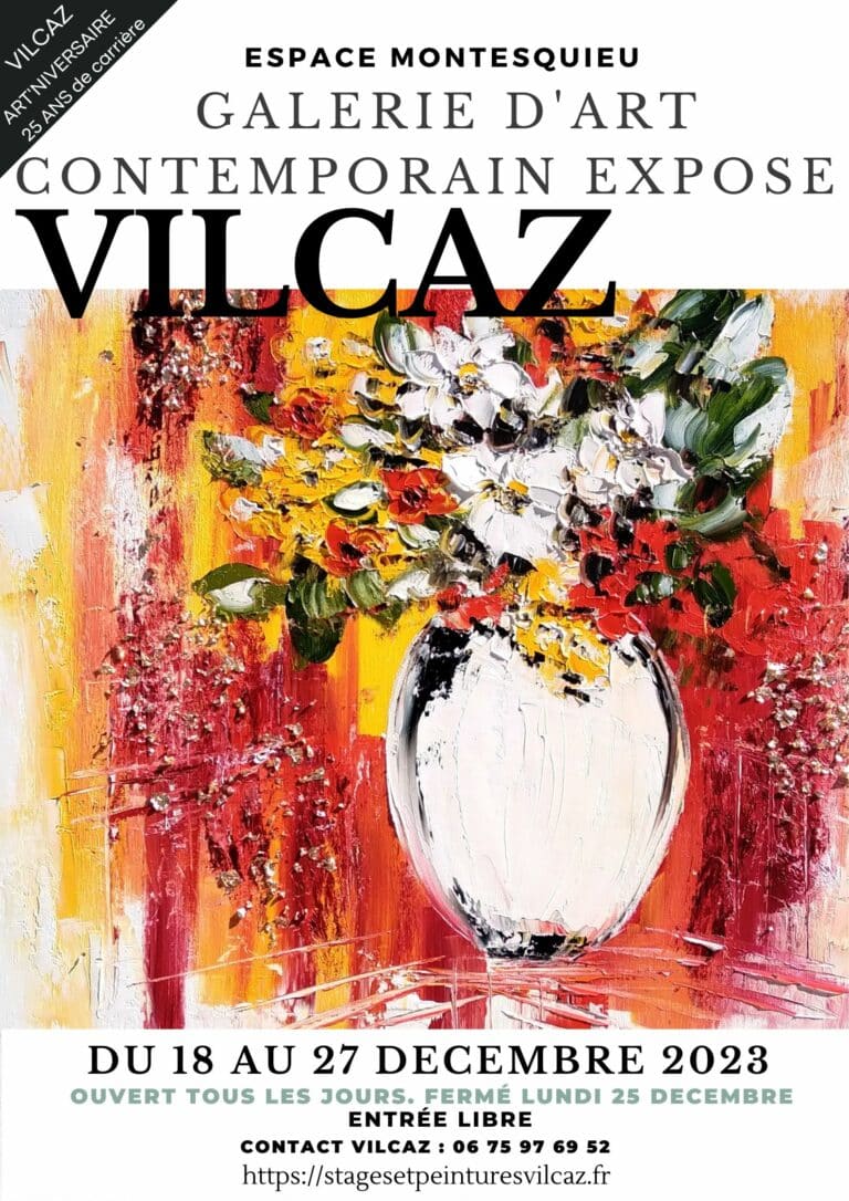Exposition Vilcaz Galerie Montesquieu 2023 Agen