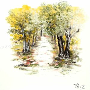 Miroirs du tempsHuile sur toile80x80cm