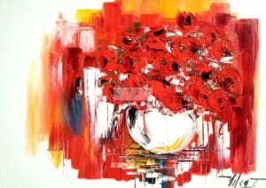 Amour sans cageHuile sur toile50x70 cm