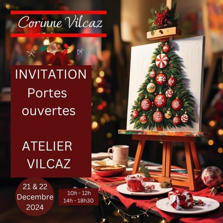 Journées portes ouvertes Noël Atelier Vilcaz 21 & 22 décembre 2024