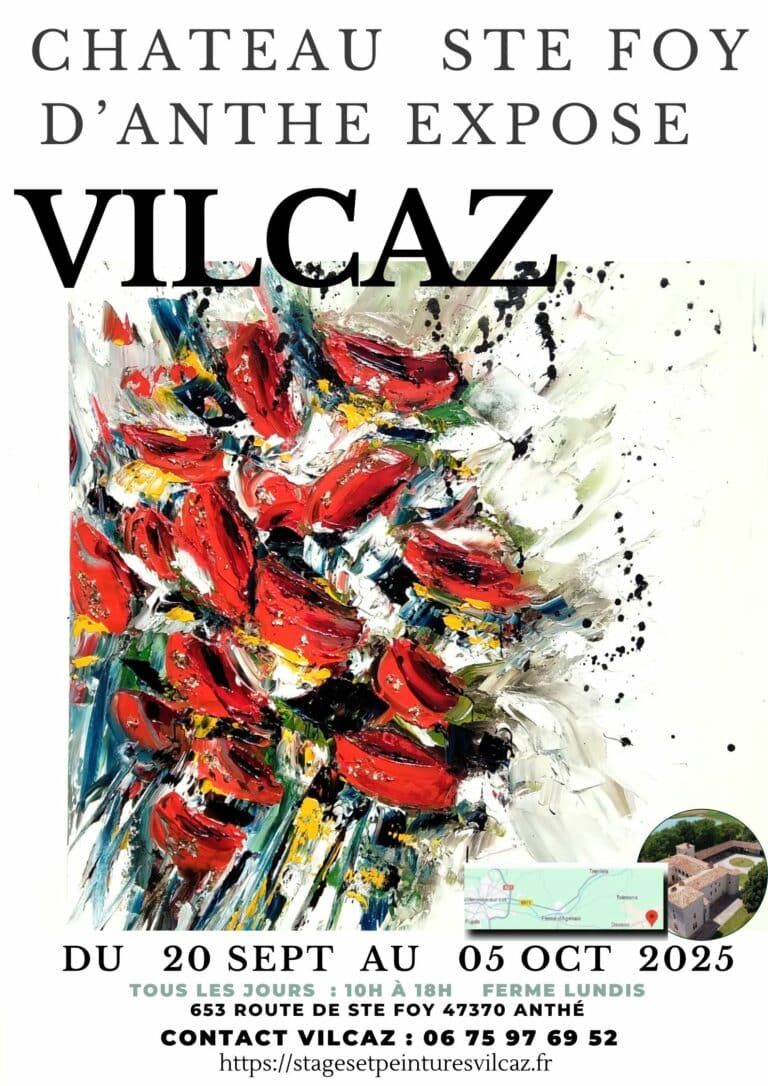 Exposition Vilcaz au Château de Ste Foy d'Anthé