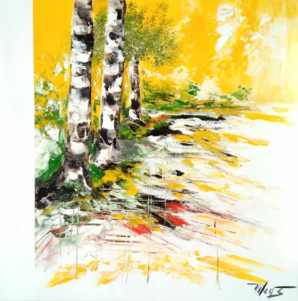 Re-naissanceHuile sur toile80x80 cmVilcaz