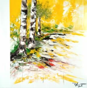 Re-naissanceHuile sur toile80x80 cmVilcaz