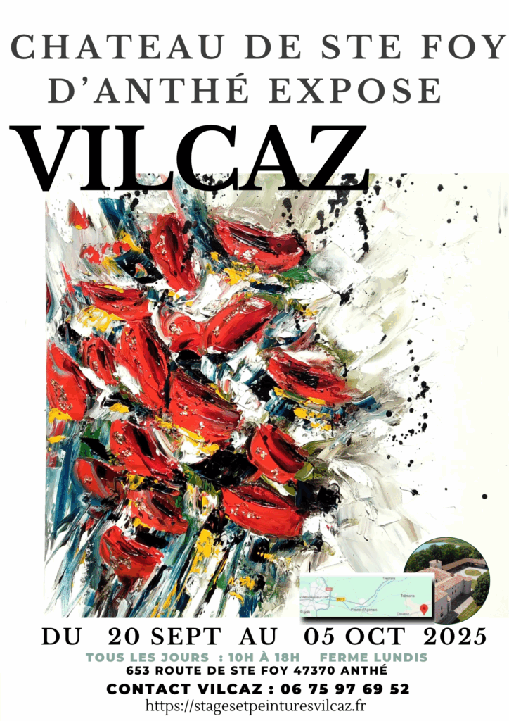 Exposition Corinne Vilcaz au château de Ste Foy d'Anthé