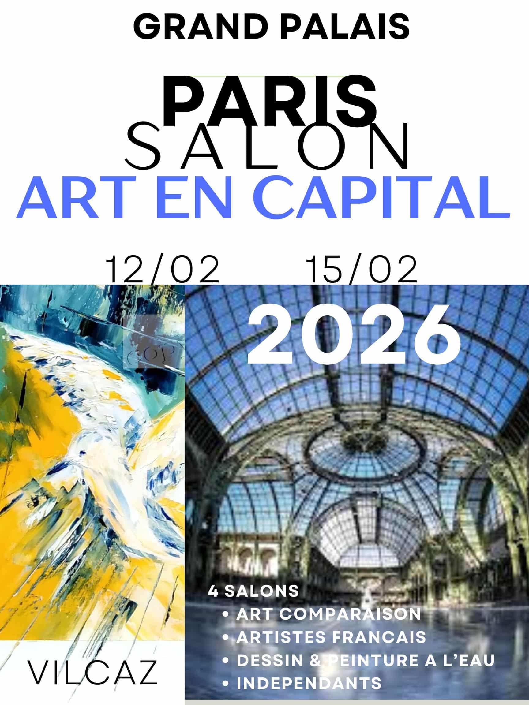 Vilcaz au Grand Palais Paris au salon Art en Capital 2026