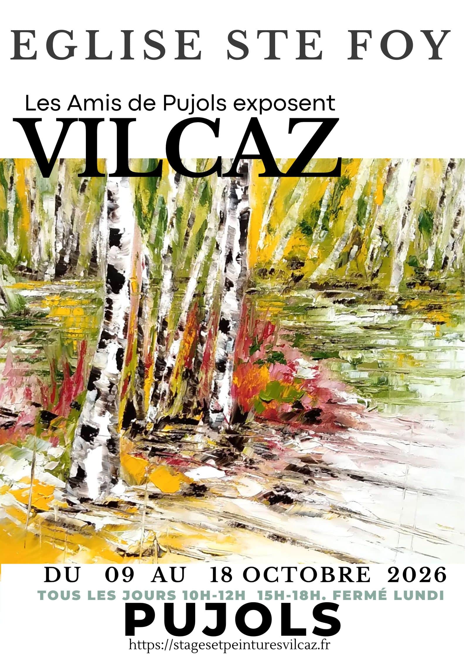 Exhibition by Corinne Vilcaz at the Sainte-Foy Church in Pujols