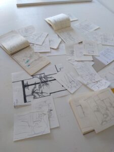 Croquis préparatoires Vilcaz