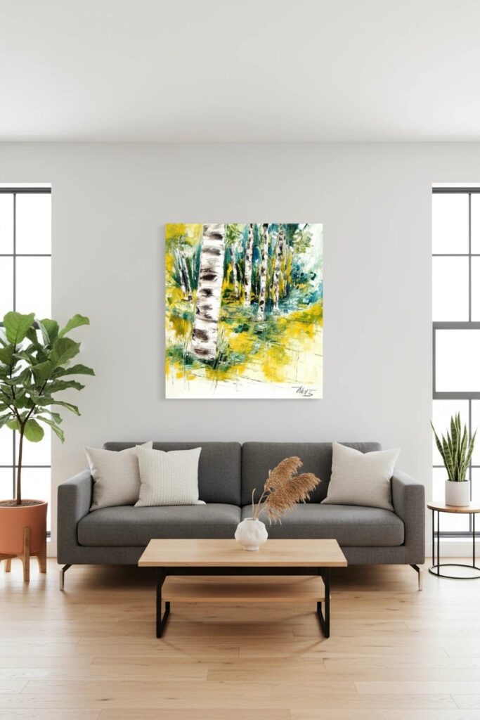 VitalHuile sur toile90x90 cmVilcaz